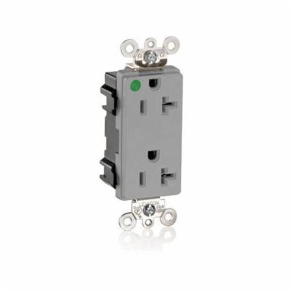 Leviton Electrical Receptacles 5-20R Lev Lok Hg Dec Recep Gray M1636-HGG